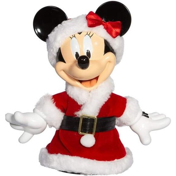 Disney Minnie Mouse Santa Christmas Tree Topper by Kurt S. Adler Holiday Decor - Picture 2 of 6